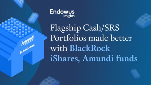 Endowus Flagship Cash/SRS Portfolios made better with BlackRock iShares and Amundi low-cost passive index funds