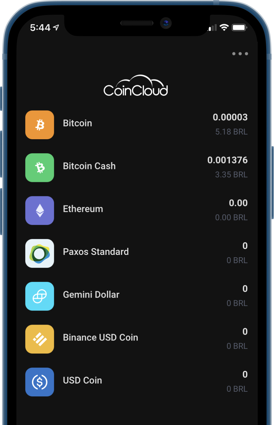 Coin Cloud Mobile Wallet App