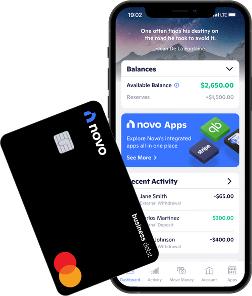 Business Banking Built for Content Creators | Novo