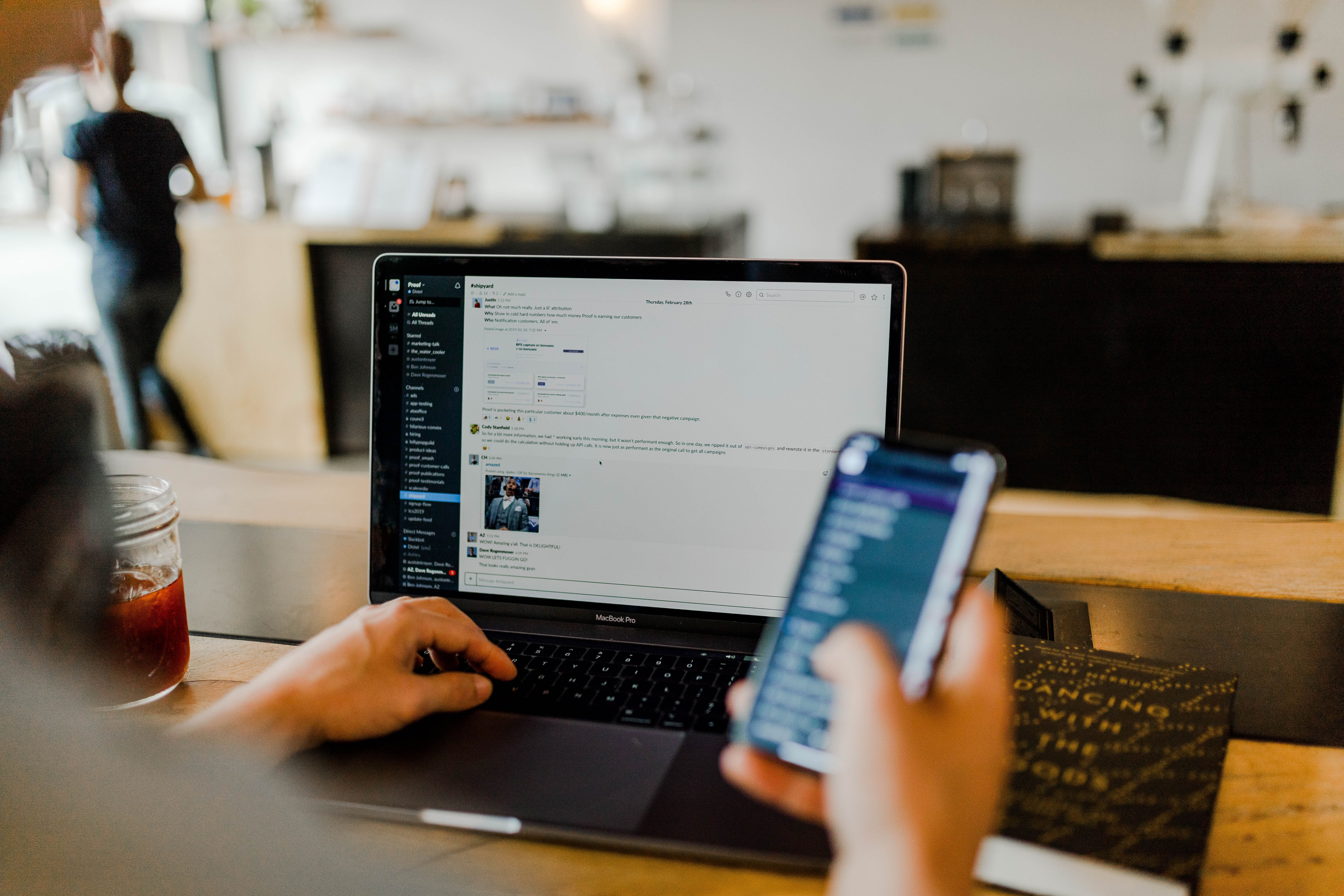 Project manager as digital nomad with travel insurance
