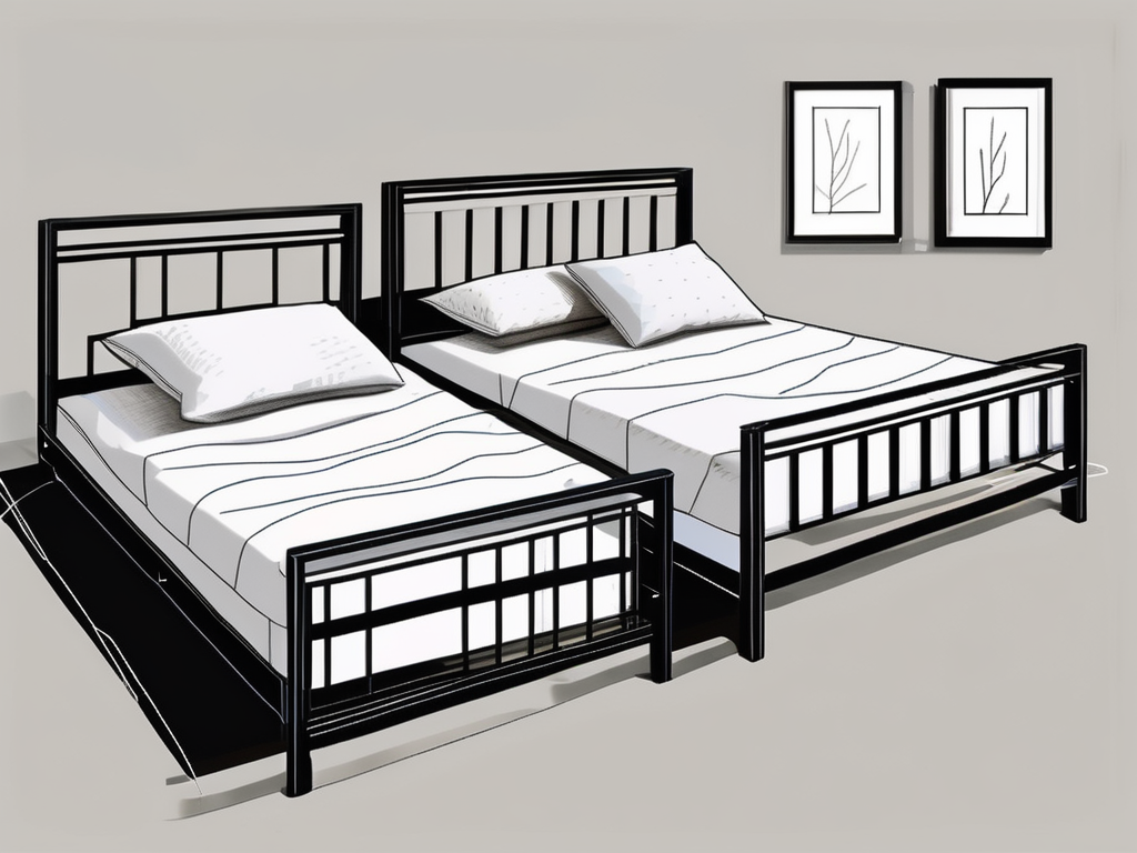 Target bed frames versus The Sleep Train bed frames versus Quagga