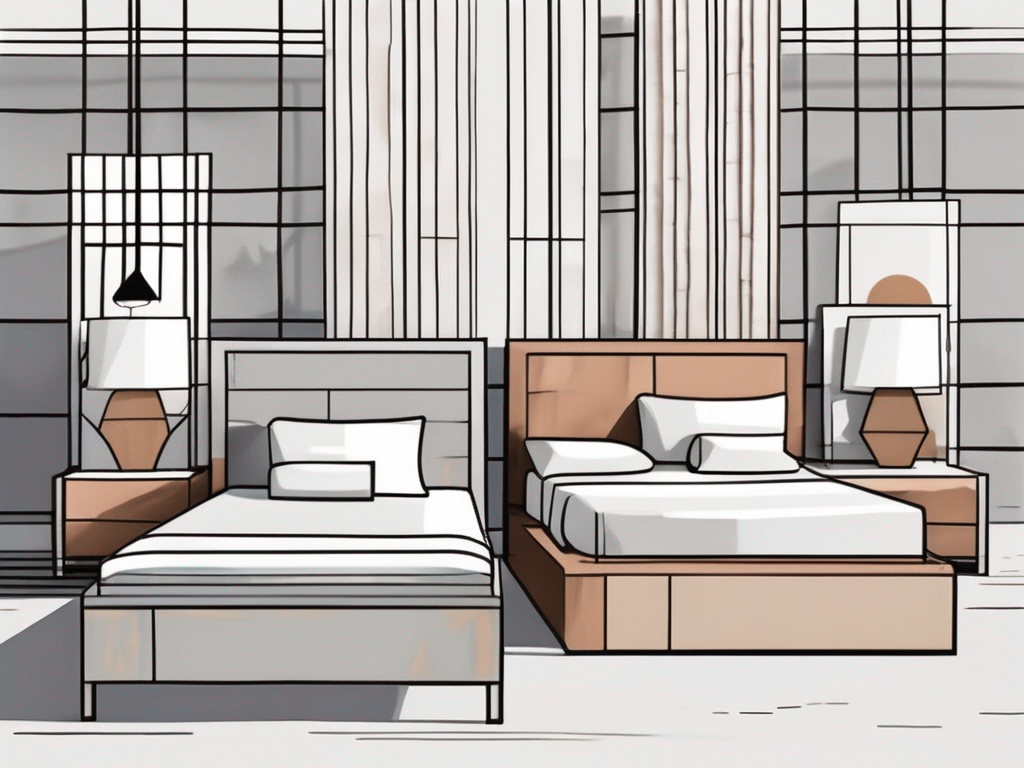 Target bed frames versus Brick Furniture bed frames versus Quagga Designs bed frames