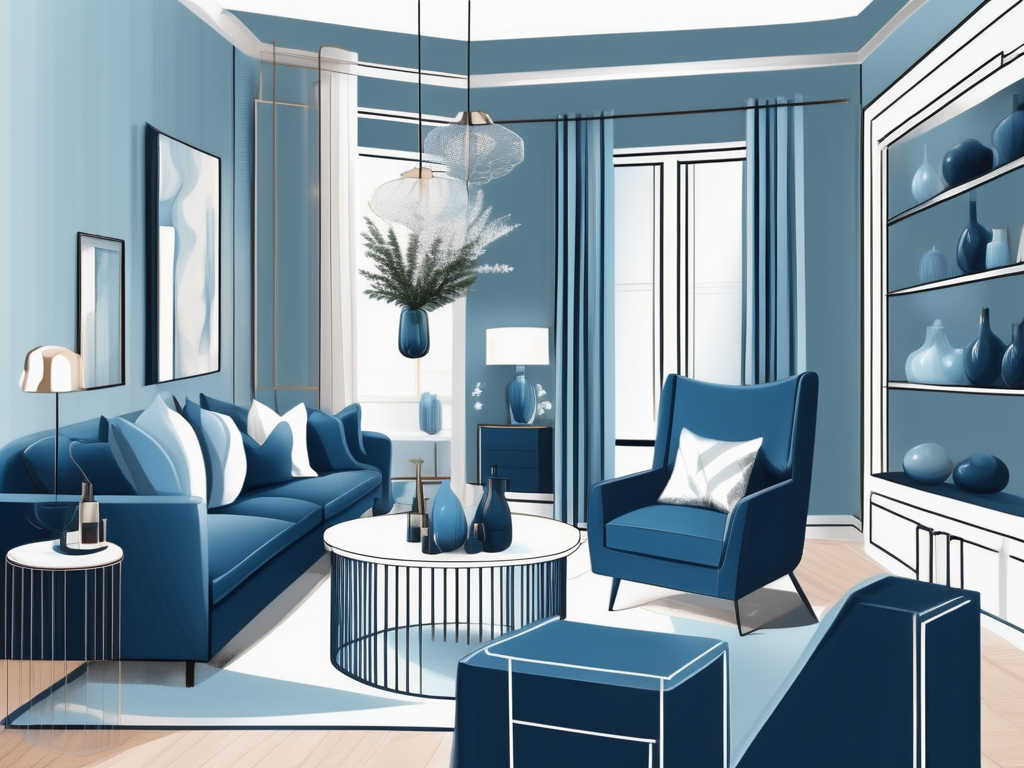 Elevate Your Home Décor with Stunning Blue Living Room, Dining Room