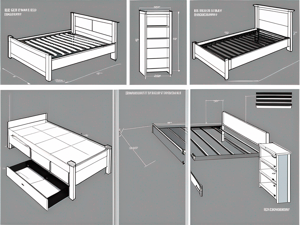 How long does it take to assemble the BRIMNES Bed frame with storage