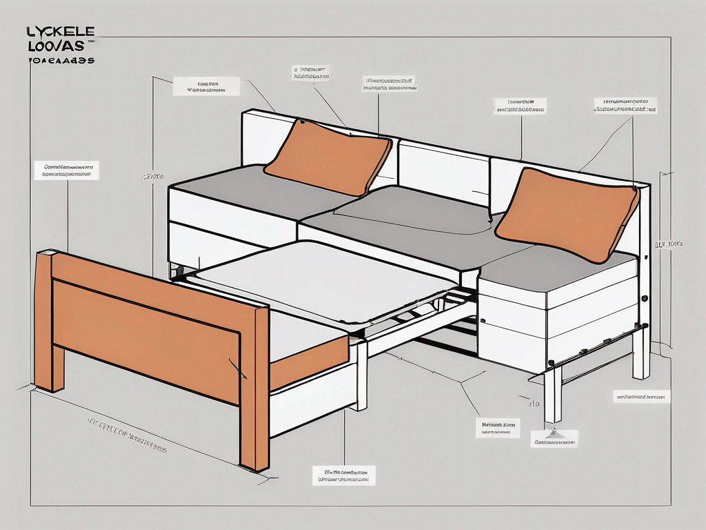 How long does it take to assemble the LYCKSELE LÖVÅS Sofabed, Ransta