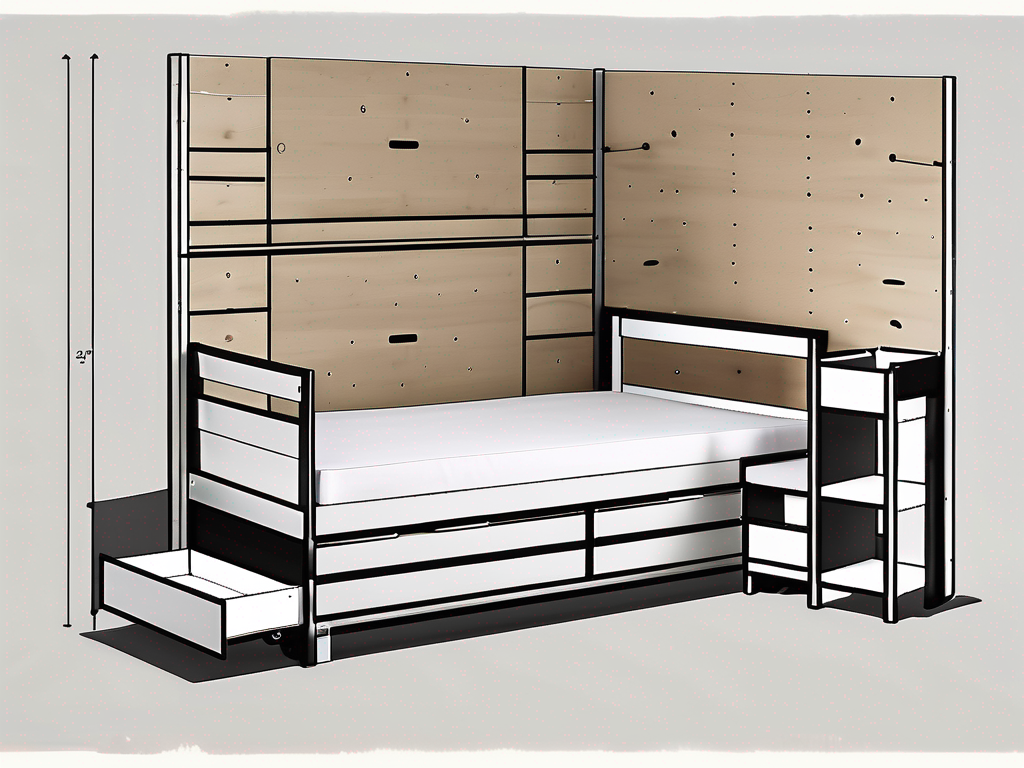 How long does it take to assemble the BRIMNES Daybed frame with 2