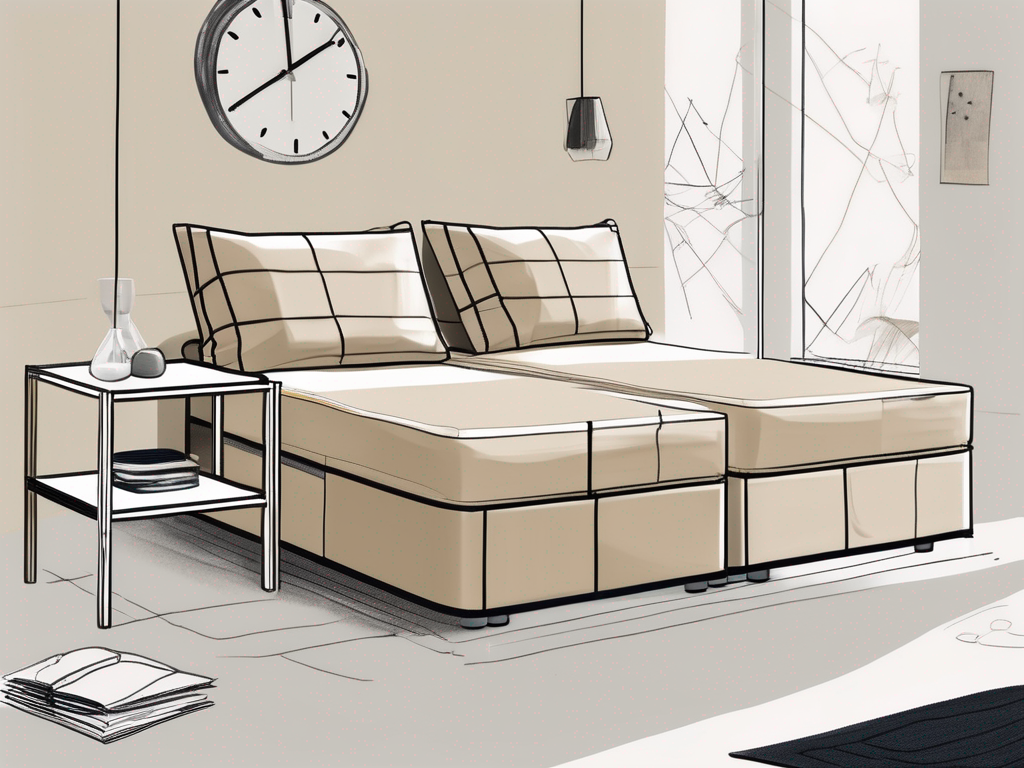 How long does it take to assemble the KIVIK 1seat sofabed, Tresund