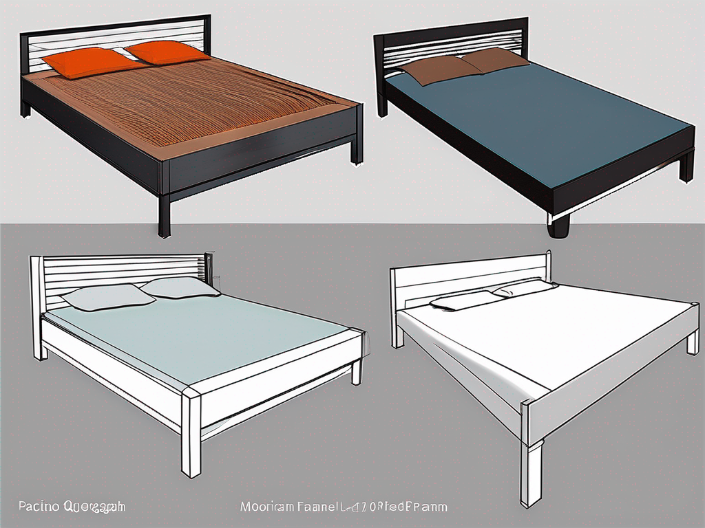 Pacifica Modern Queen Bed by Costco.ca vs the NoFuss Plus bed frame by