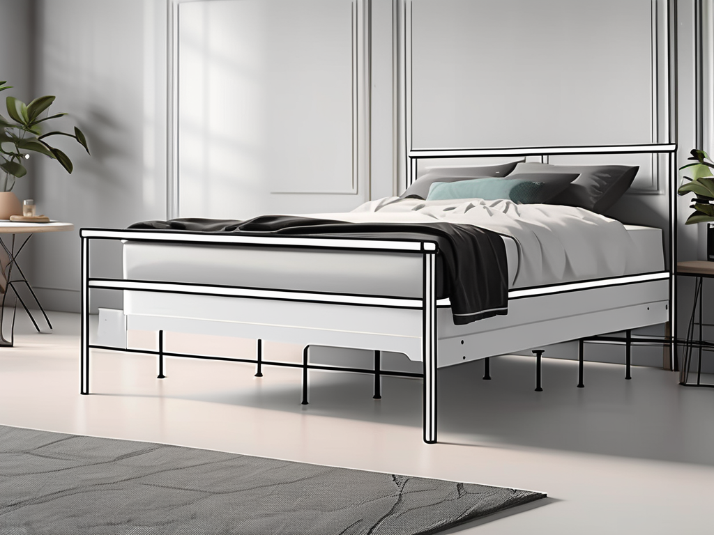 Comparing EnForce 7 Metal Box Spring with Headboard Bracket and Legs by