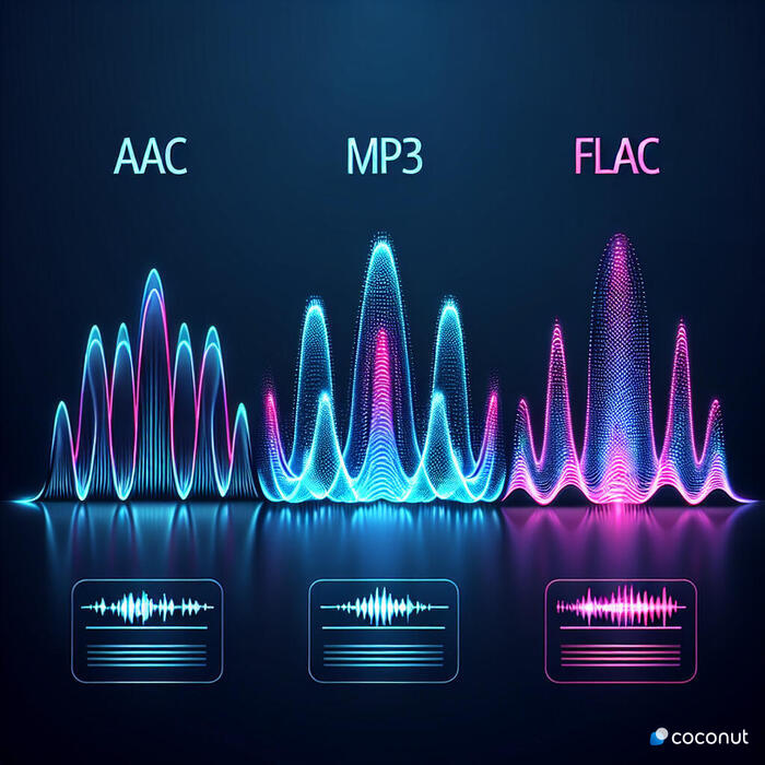 AAC, MP3, FLAC Deep Dive into Audio Codec Nuances Coconut©