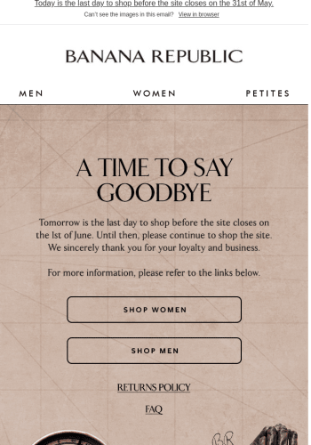 banana republic domain hours