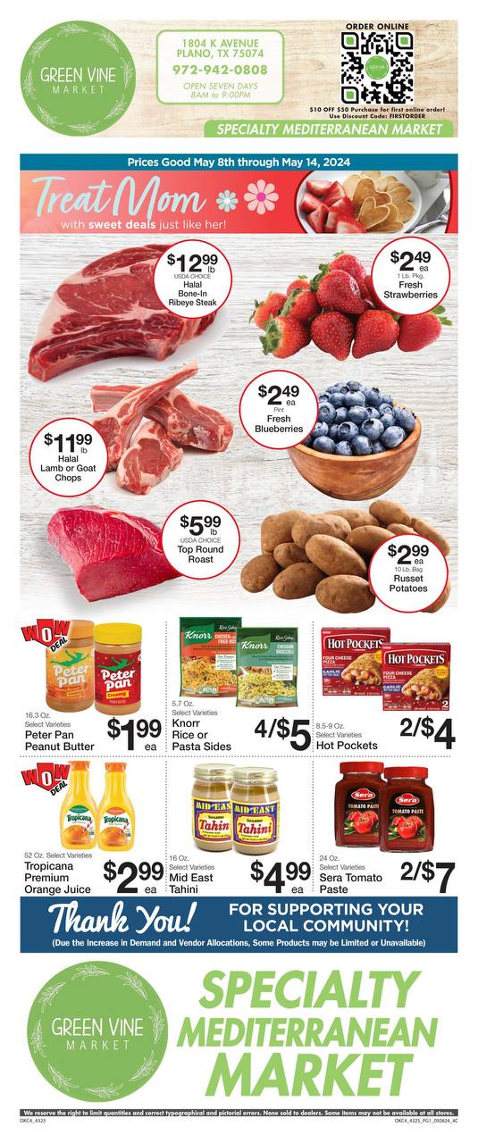 Weekly Ad Green Vine Market