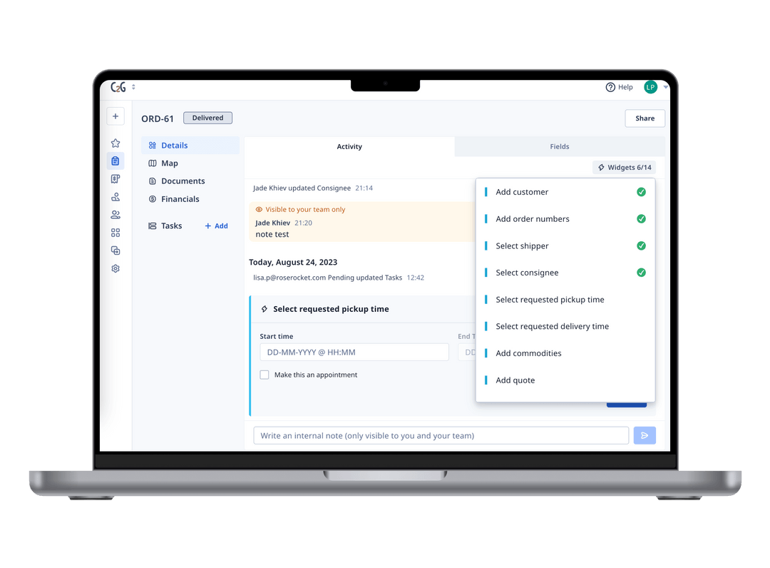 Transportation Management Systems Rose Rocket