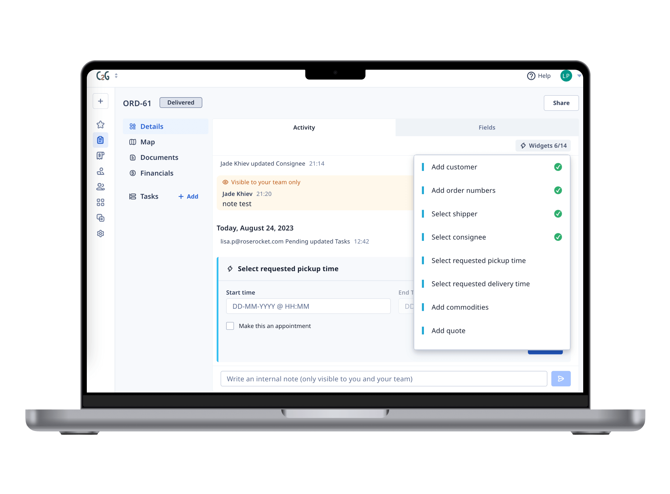 Transportation Management Systems | Rose Rocket