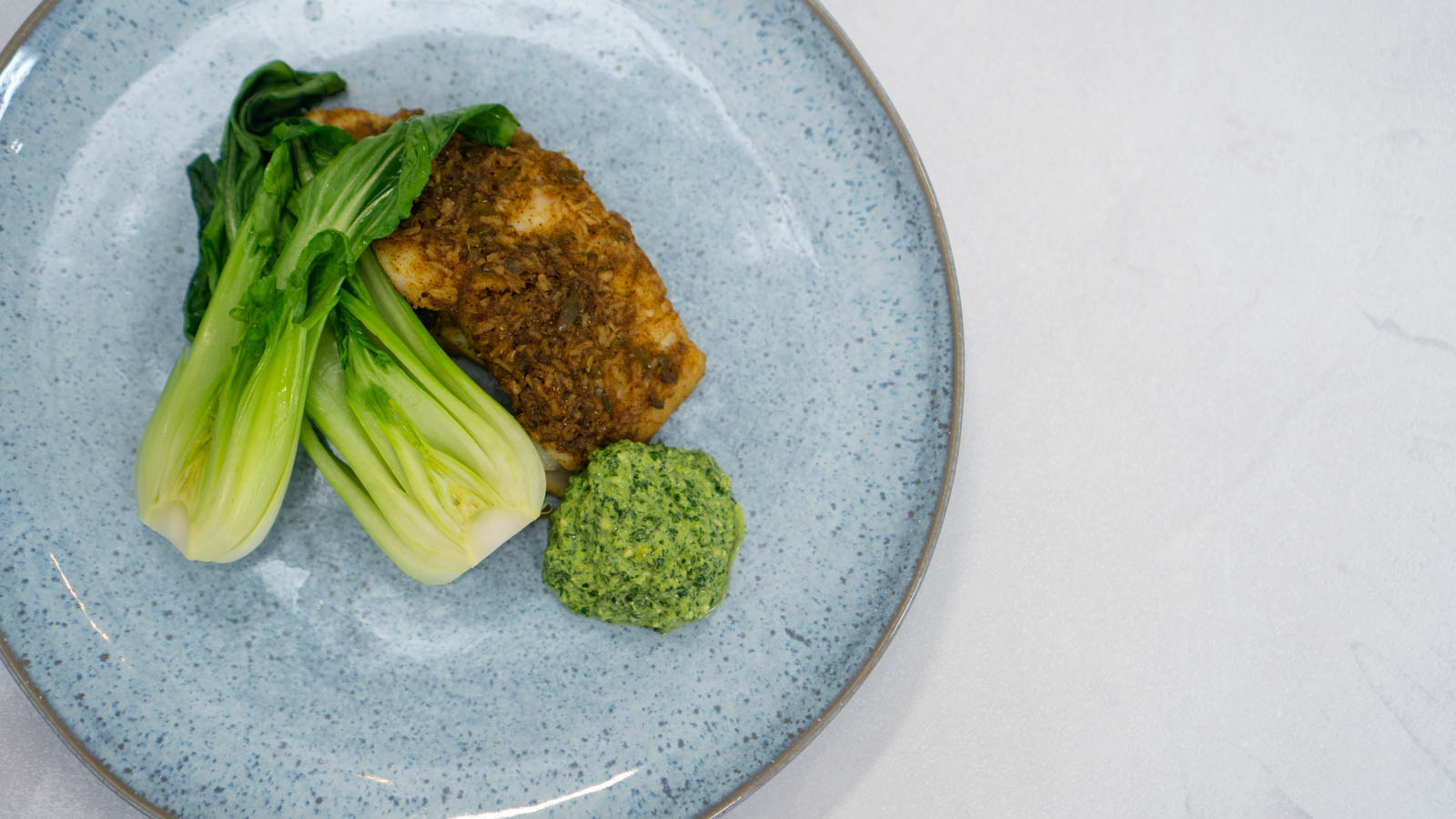 Keralan Cod and Spiced Coriander Chutney Leiths Online Cookery School