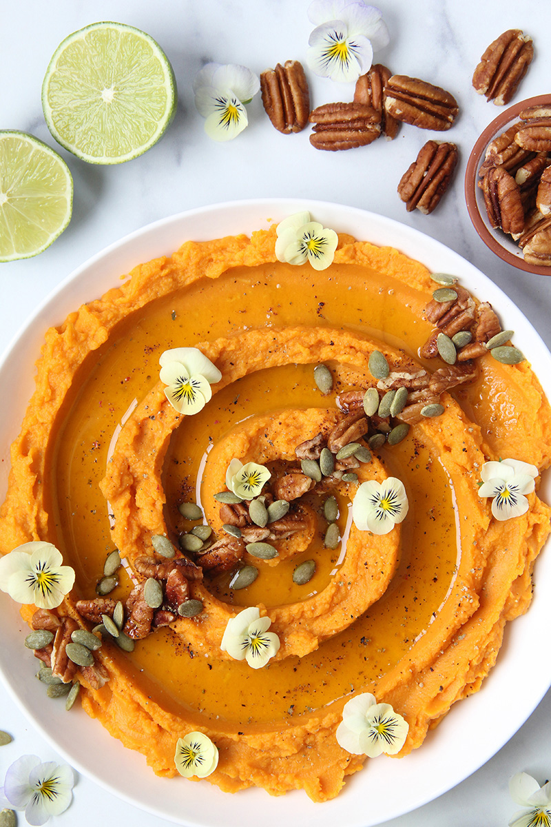 Spicy Ginger Sweet Potato Dip