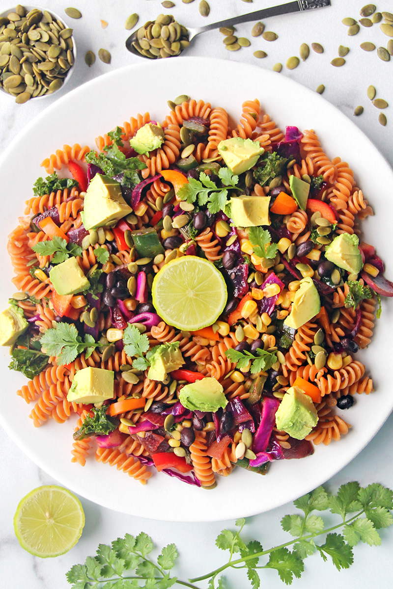 HighProtein Vegan Taco Pasta