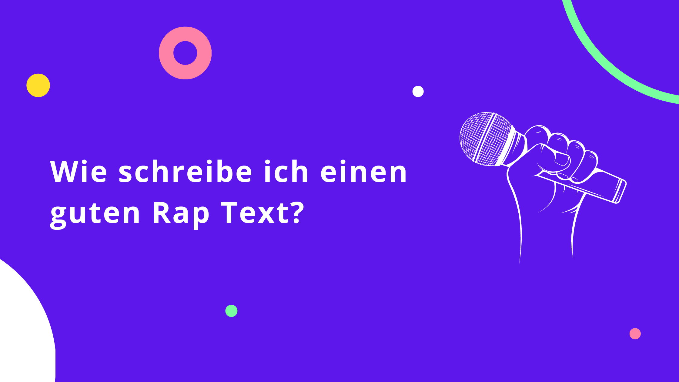 Wie schreibe ich einen guten Rap Text? | Mindverse