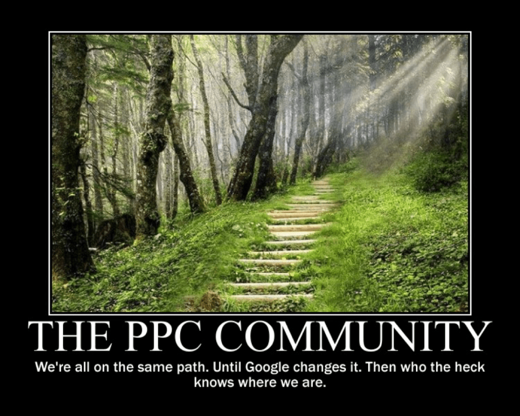 ppc community until adwords changes it