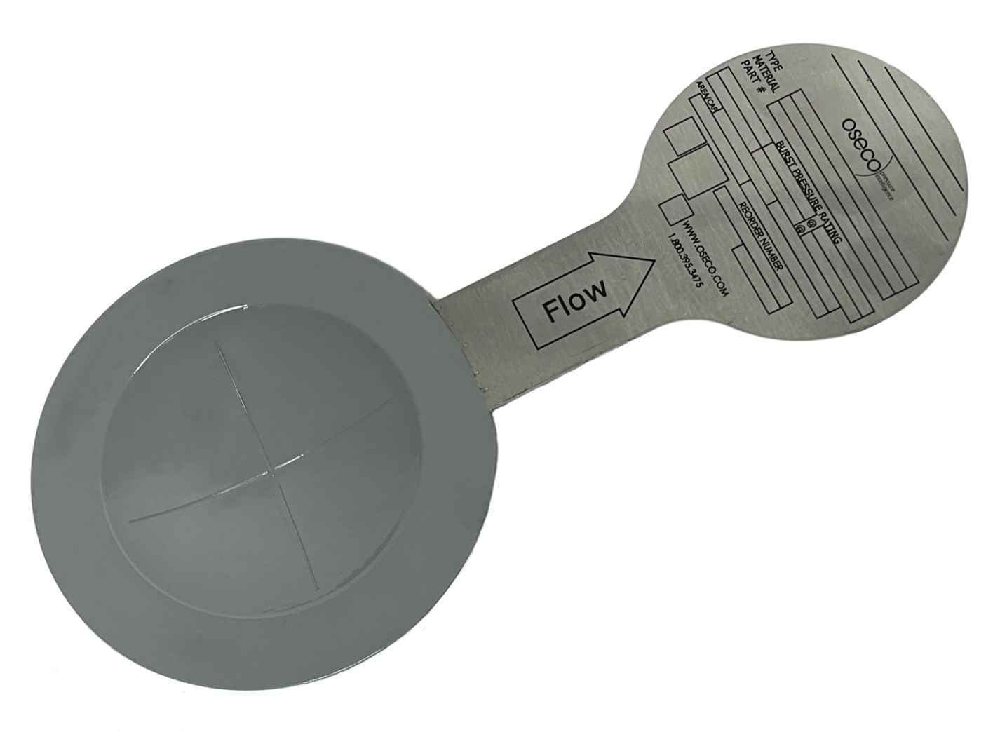 Precision Cut Reverse Rupture Disc (PCR) for Switchgear OsecoElfab