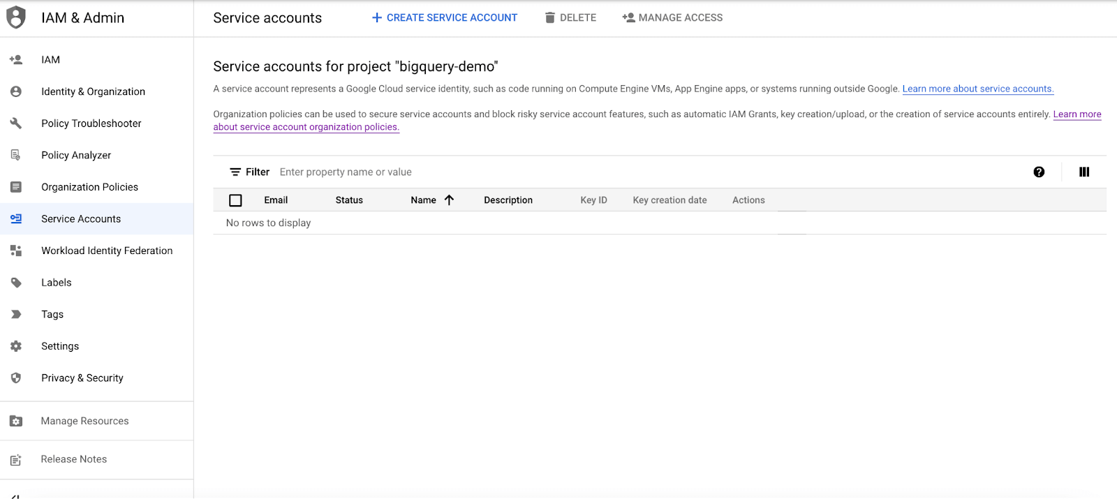 Connect to BigQuery with the Python API Client + Example Script | Census