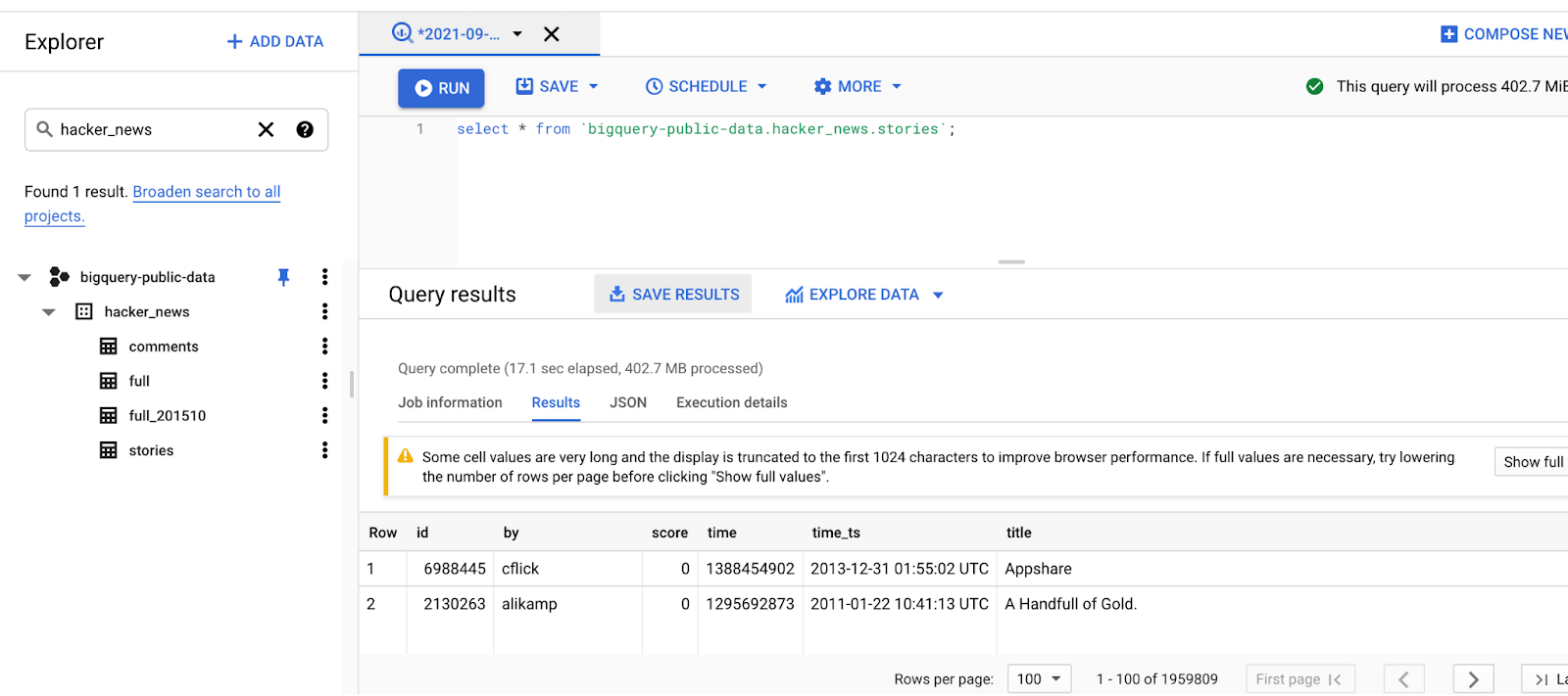 Connect to BigQuery with the Python API Client + Example Script | Census