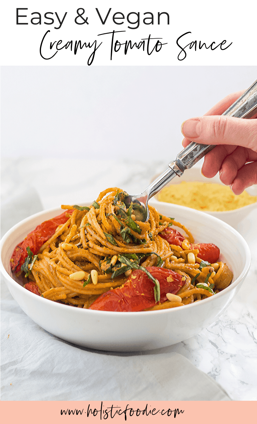 Vegan Creamy Pasta Sauce Dairy Free And Gluten Free