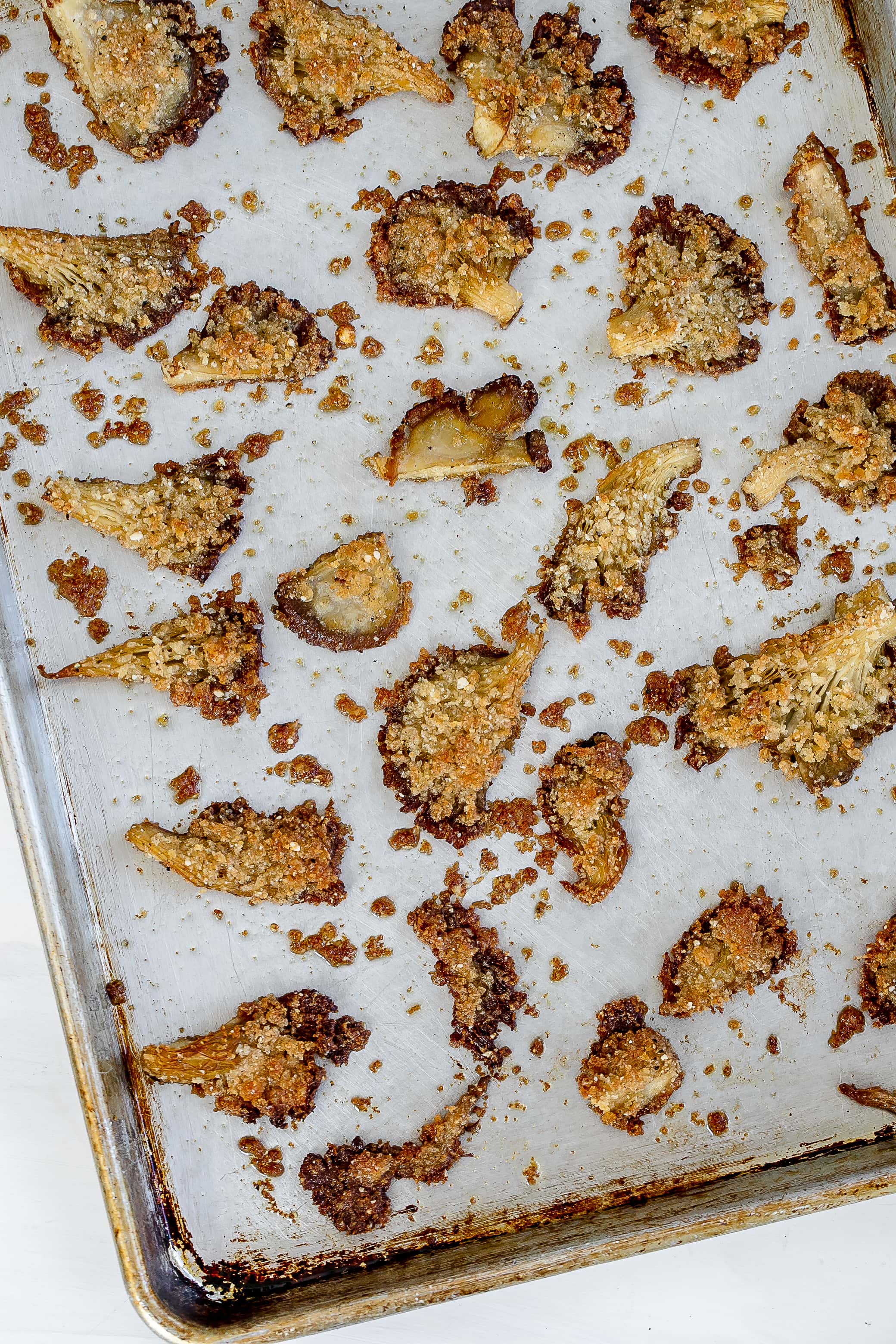 Warm Mushroom Salad with Arugula