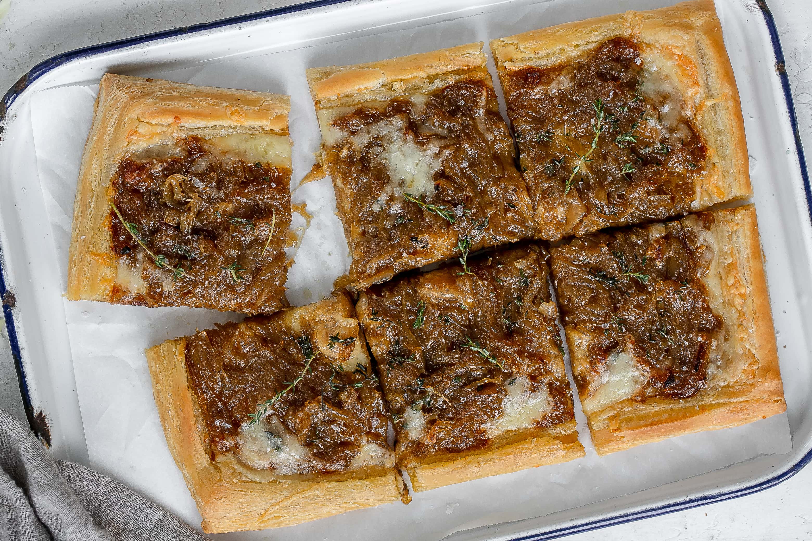 Caramelized Onion Tart with Gruyère
