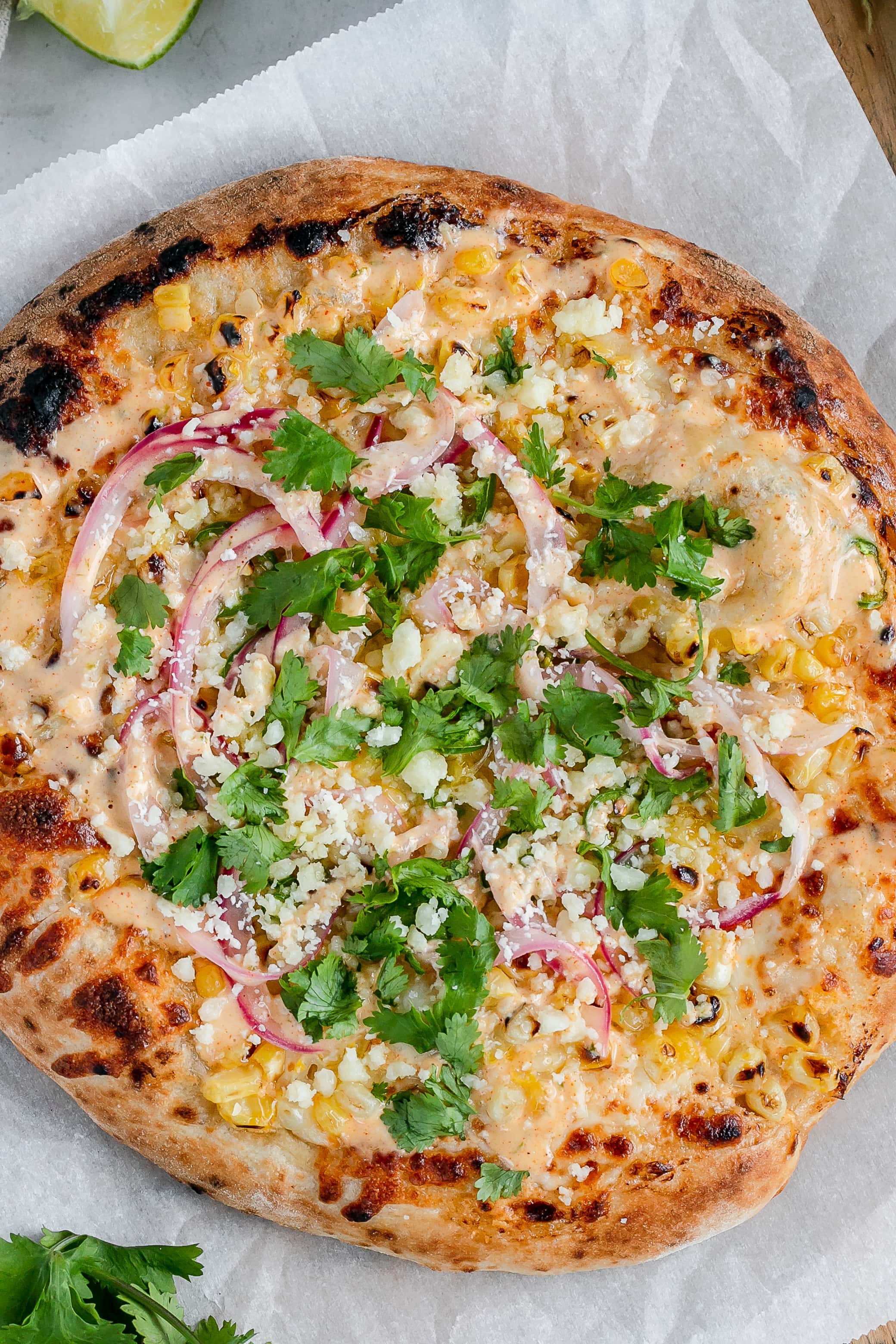 Elote Pizza (Street Corn Pizza)