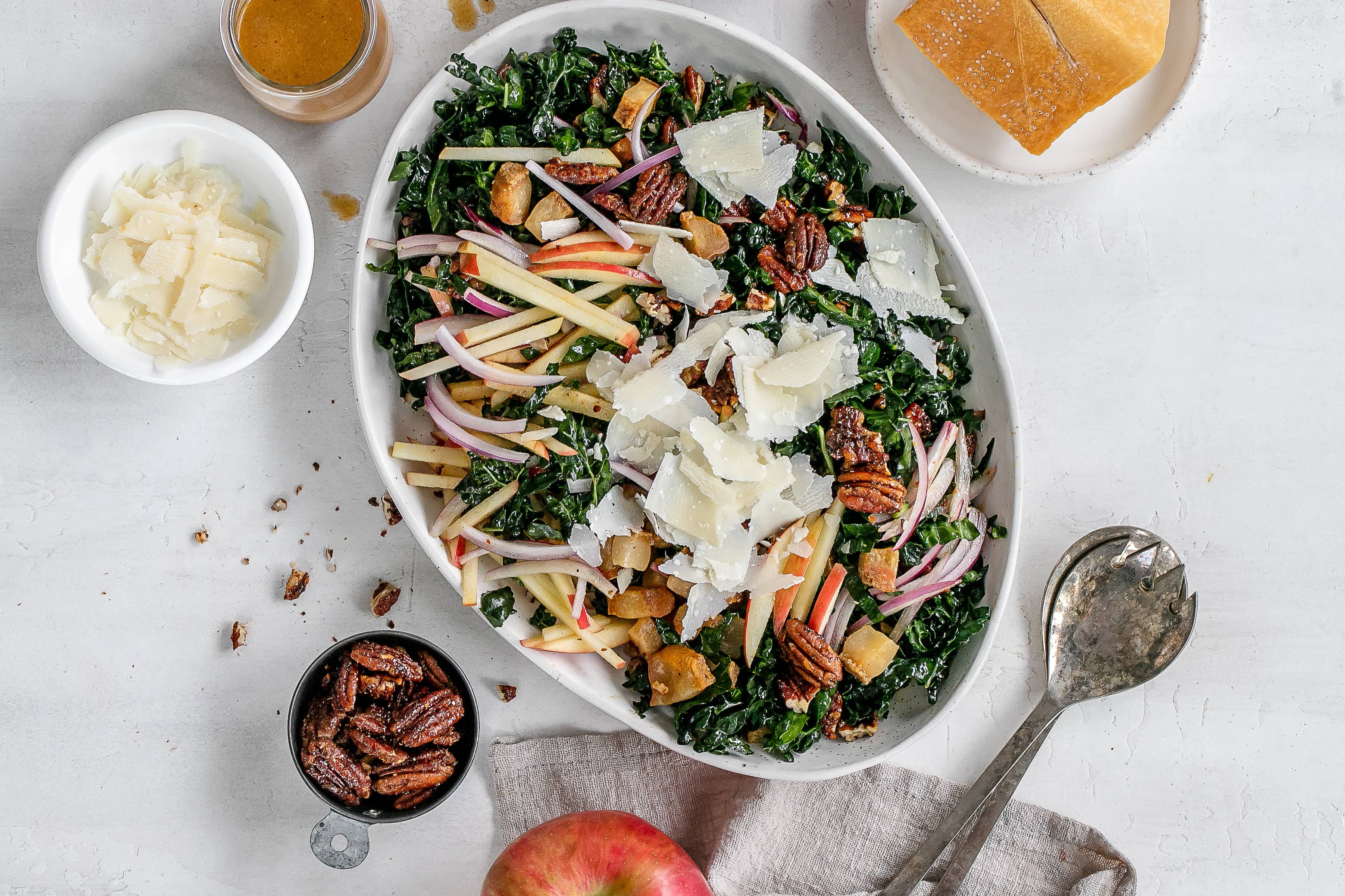 Fall Kale Salad with Apple