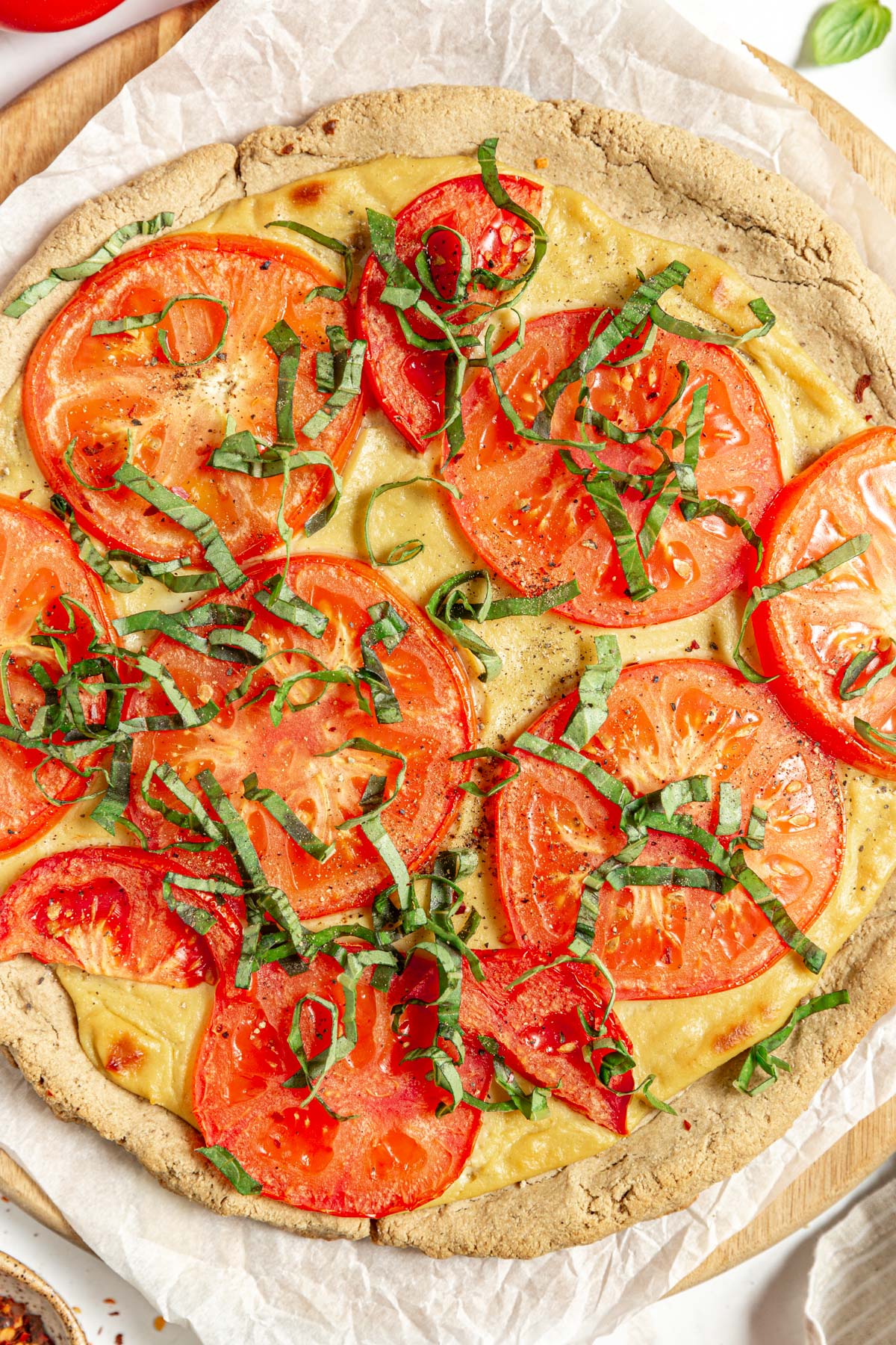 OilFree Vegan Oat Flour Pizza Crust (No Yeast)