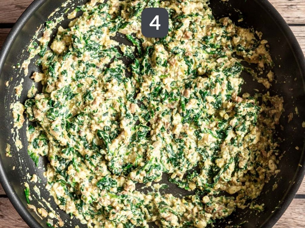 Vegan Tofu Spinach Stuffed Mushrooms (GlutenFree)