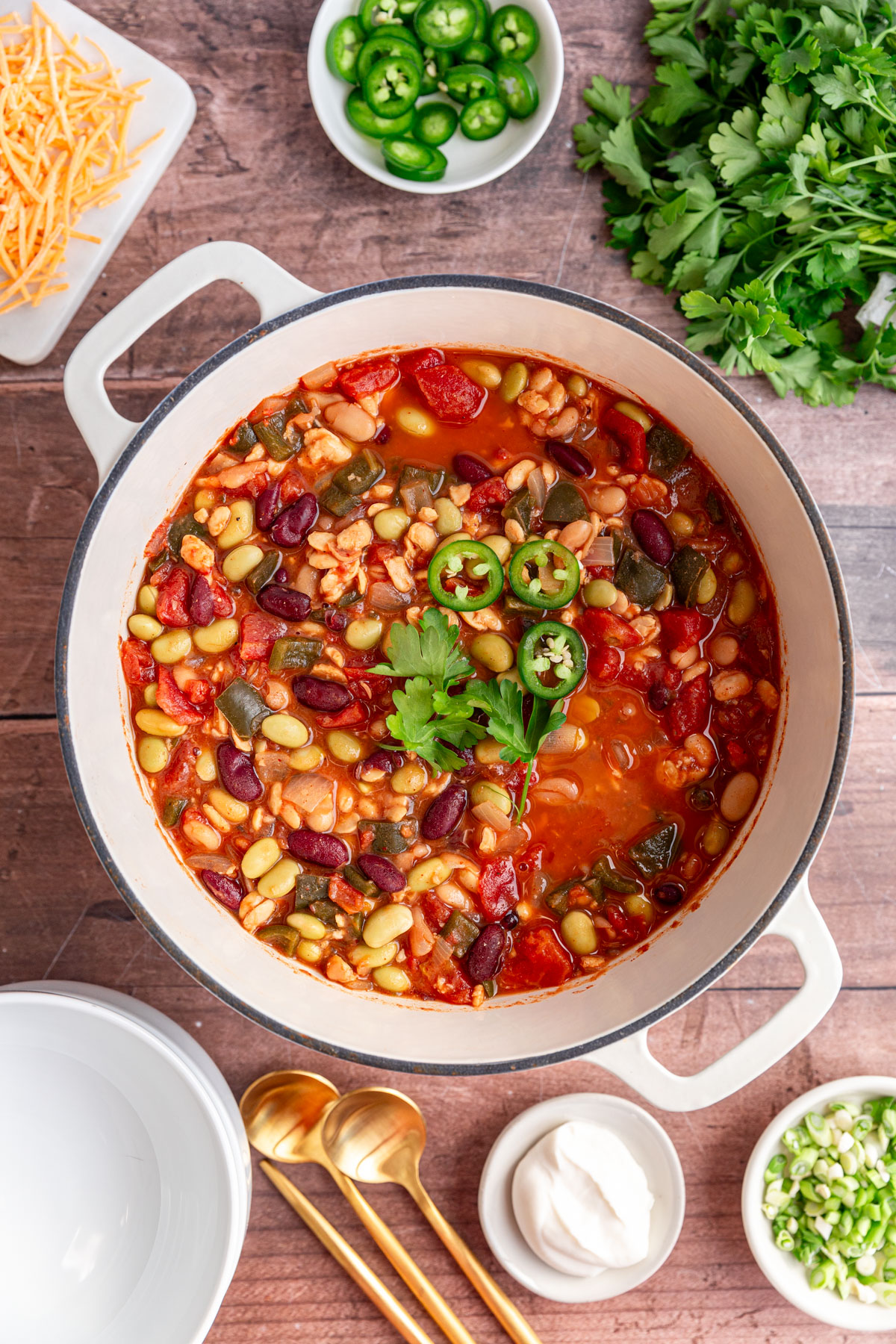 Vegan Tempeh Chili (High Protein)