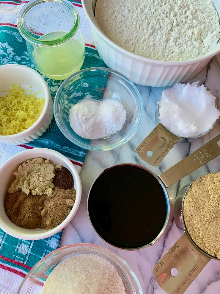 Vegan Lemon Gingersnaps