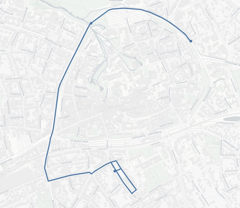 Avoiding bridges, train tracks, and other pathways with route optimization