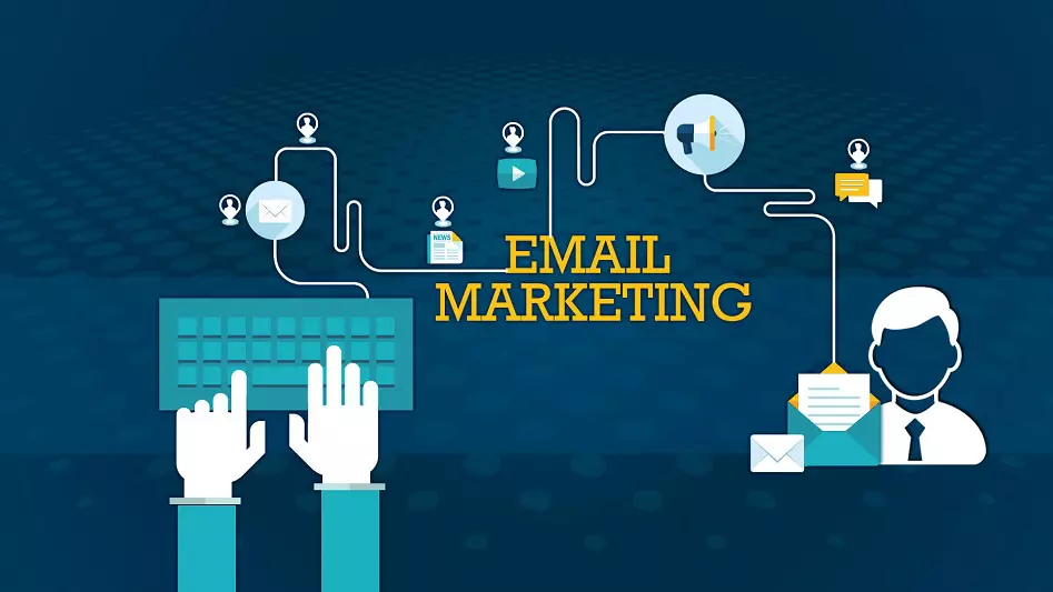 Email marketing image is shown