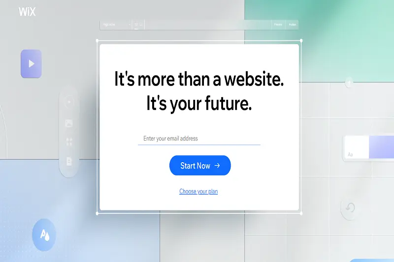 Wix images are shown