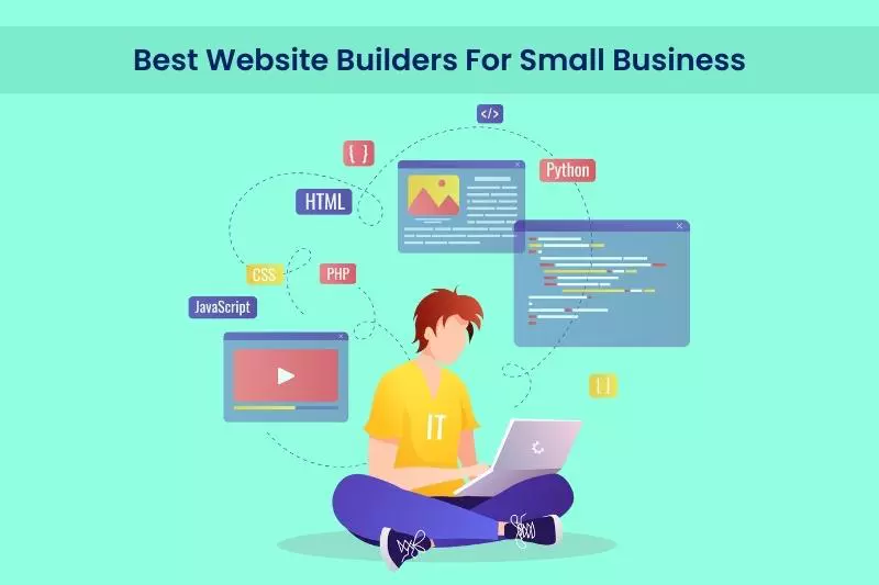 Best website builders for small business image is shown