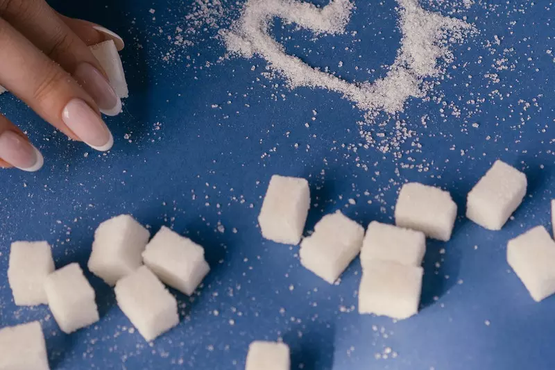 SO many sugar cube on table