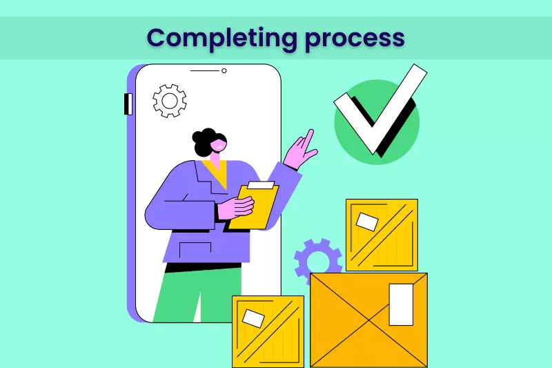 Completing Process For Selling 5 Rs Note On eBay 