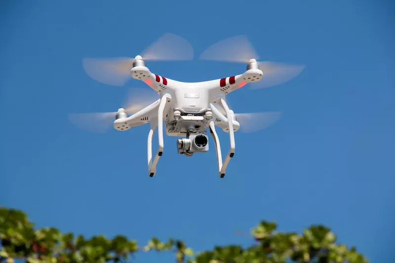 A drone shouting video of nature