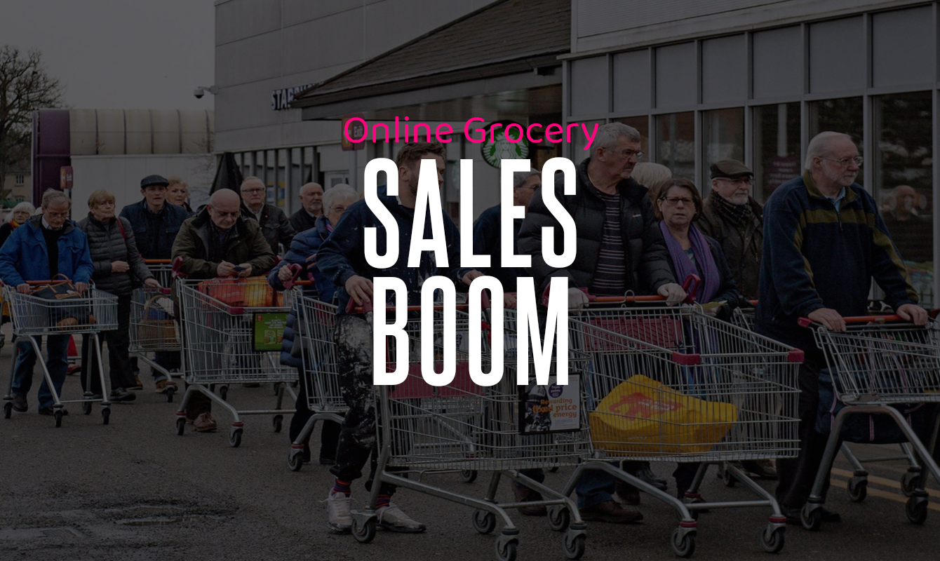 Online Grocery Sales Boom