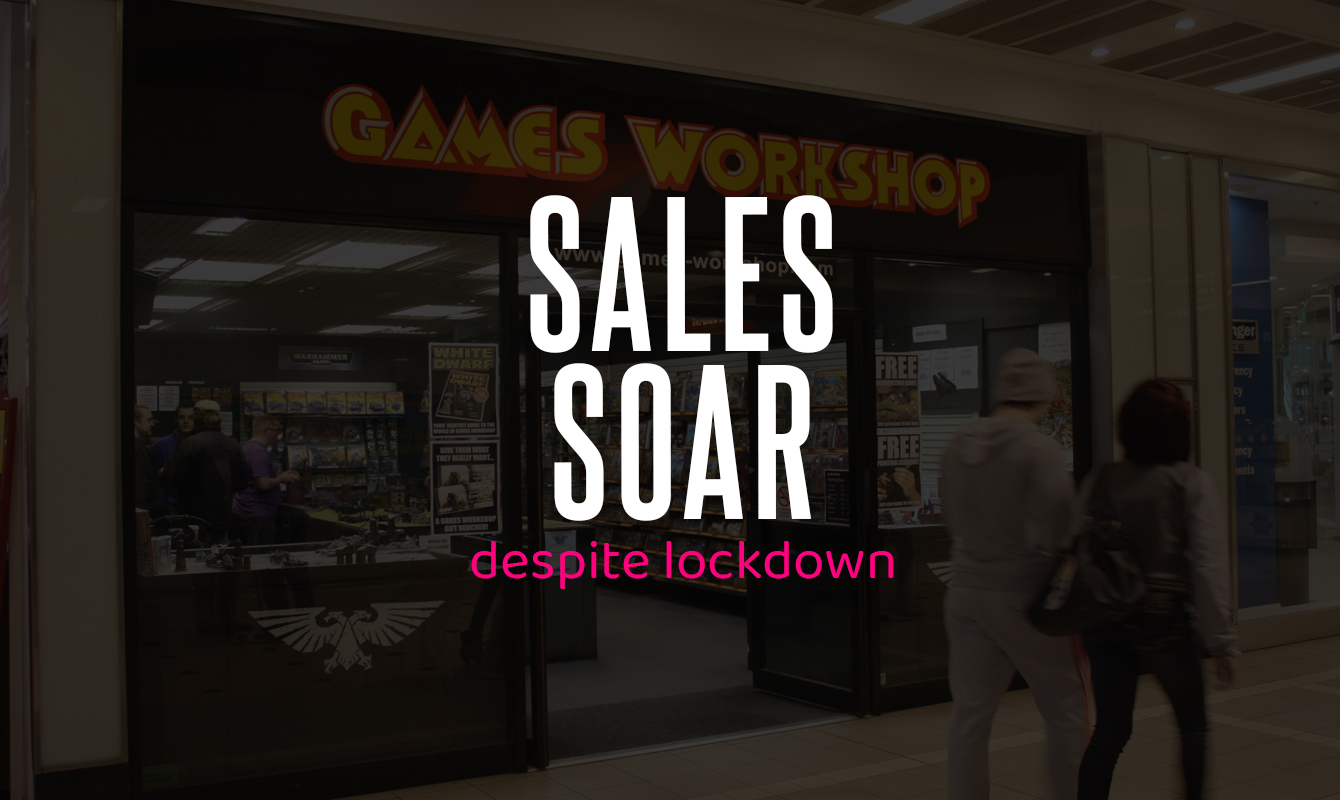Sales soar for Games Workshop despite lockdown