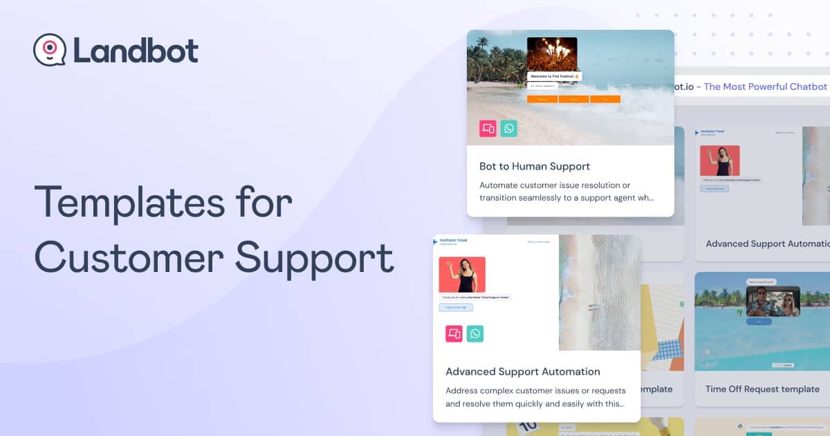Customer Support Chatbot Templates | Landbot