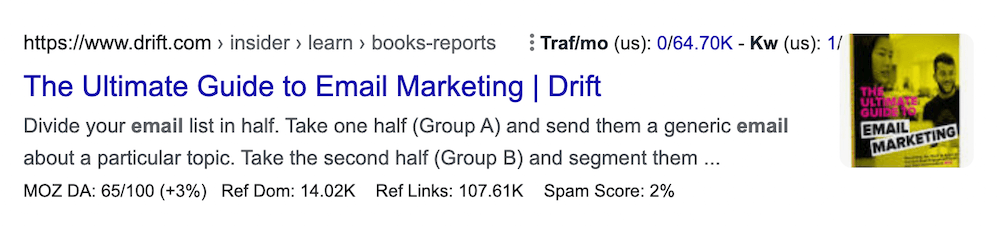 Ultimate guide Google search result