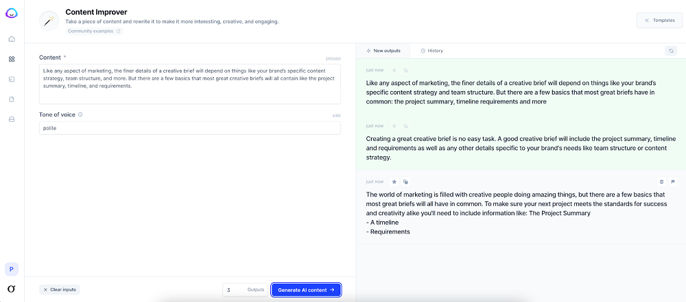 Jasper Content Improver Template 2