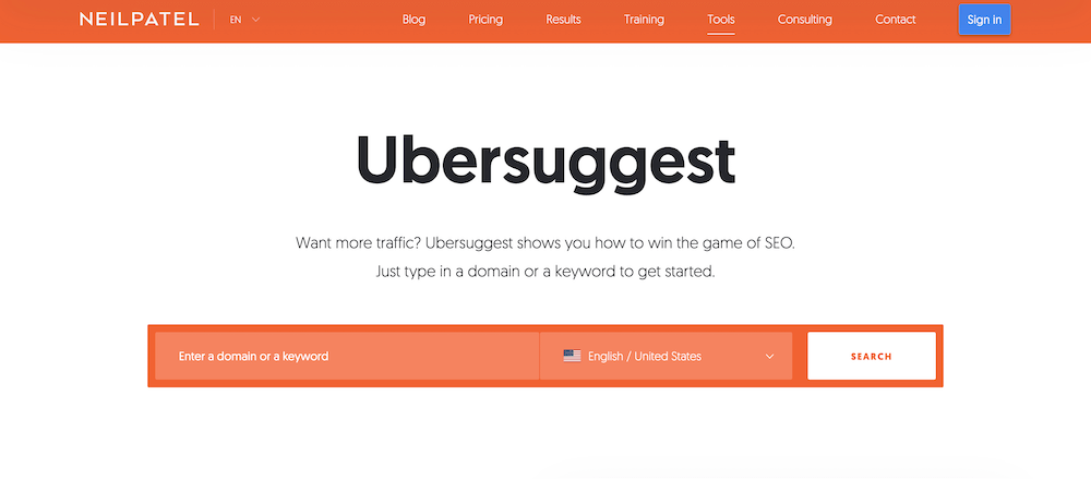 ubersuggest