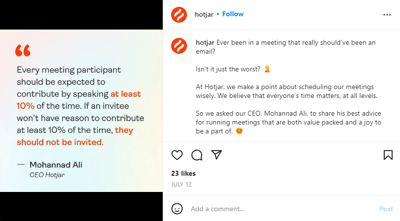 hotjar instagram