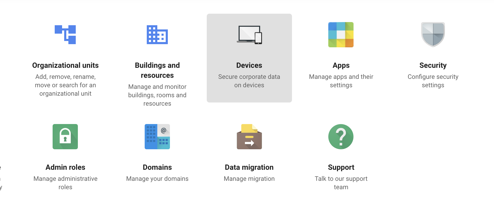 GAFE Devices Selection 2019